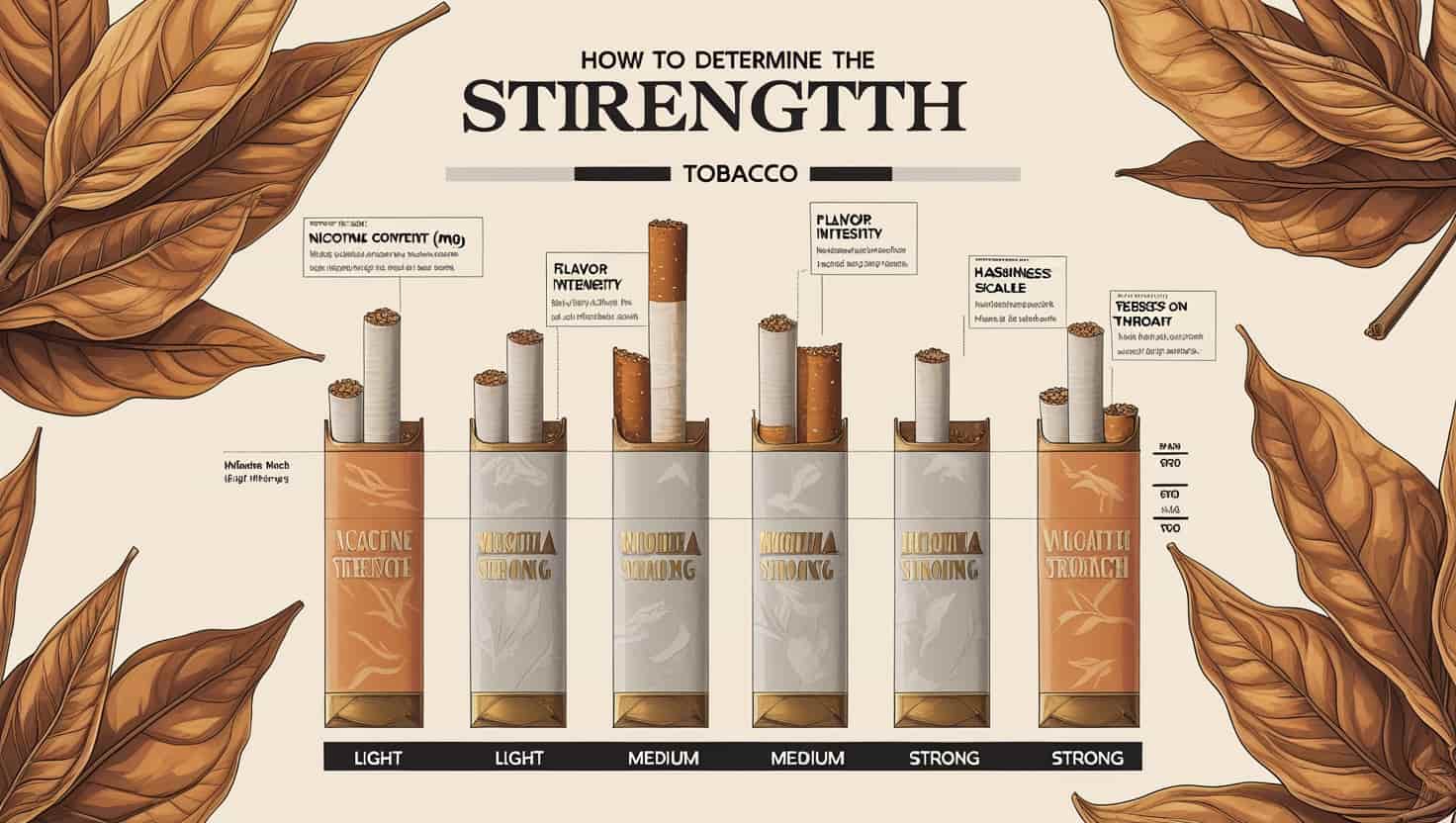 Чем отличаются крепкие сигареты от легких?